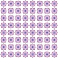 Decorative Violet Diamonds Hexagonal String Fence Grid Geometric Vector Seamless Fabric Texture Pattern Background Royalty Free Stock Photo