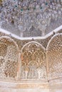 Intricate wall and ceiling carvings Royalty Free Stock Photo