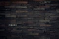 Decorative wall texture of Seamless wood wall, vintage exposed wooden wall exterior, patchwork of raw wood forming a beautiful Royalty Free Stock Photo