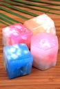 Decorative wax candles Royalty Free Stock Photo