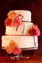 Decorative wedding cake