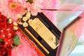 Decorative wedding gold bar