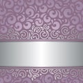 Decorative wedding violet vector background design