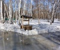 Decorative well in the park