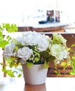 Decorative white flower