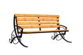 Decorative wooden bench