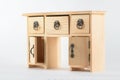Decorative wooden bureau