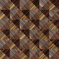 Decorative wooden pattern - seamless background - Ebony wood Royalty Free Stock Photo
