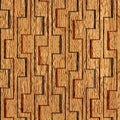 Decorative wooden pattern for seamless background