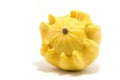 Decorative yellow pumpkin