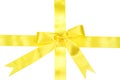 Decorative yellow ribbon