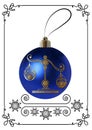 Graphic illustration with Christmas decoration 21