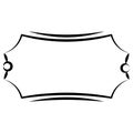 Decorativeframe and border vector Royalty Free Stock Photo