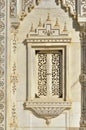 Decoratively carved window in Marble of Chhatri of Maharaj Madhav rao Scindia
