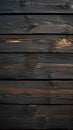 Decorous setting Dark wood wall texture enhances interior design aesthetics