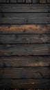 Decorous setting Dark wood wall texture enhances interior design aesthetics