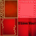 Decortative Page of Valentine Card Patterns