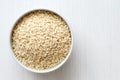 Decorticated sesame seeds Royalty Free Stock Photo