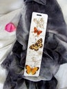 Decoupage handmade bookmark Royalty Free Stock Photo