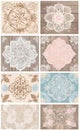 Decoupage sheet, rustic wooden lace paper with handwritten text, pastel colors, background for smartphone