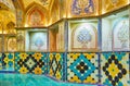 The decrations in Sultan Amir Ahmad Qasemi Bathhouse, Kashan,