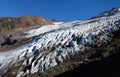 Mount Baker`s Coleman Glacier in fall Royalty Free Stock Photo