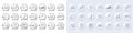 Decreasing graph, Electricity price and Graph chart line icons. For web app, printing. Line icons. Vector