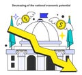 Decreasing of the national economic potential as unemployment