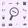 decrement icon. signs of pins icons universal set for web and mobile