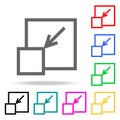 decrement icons. Elements of human web colored icons. Premium quality graphic design icon. Simple icon for websites, web design, m