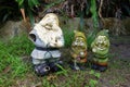 Decrepit Garden Gnomes Royalty Free Stock Photo