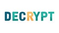 DECRYPT Text Icon for Data Security and Privacy, vector design Generative AI Royalty Free Stock Photo