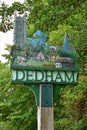 Dedham, Suffolk, UK Village Sign