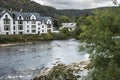 Dee River. Ballater, Aberdeenshire, Scotland, UK Royalty Free Stock Photo