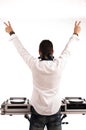 Deejay man Royalty Free Stock Photo