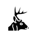 deep animal zoo glyph icon vector illustration Royalty Free Stock Photo