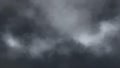 Deep background, banner for design: rainy sky. Heavy gray thunderclouds, storm coming Royalty Free Stock Photo