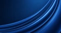 Deep Blue Abstract Background with Smooth Wavy Lines and Subtle Texture wave Royalty Free Stock Photo