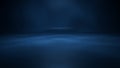 Deep Blue Abstract Background with Subtle Light Rays and Ethereal Mist Effect dark Royalty Free Stock Photo