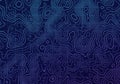 Deep blue abstract textured pattern background with organic ripple effects Royalty Free Stock Photo
