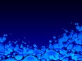 Deep blue aqua