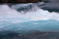 Deep blue Baker river, Chile Royalty Free Stock Photo