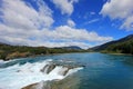Deep blue Baker river, Chile