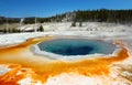 Yellowstone National Park, Colorful Crested Pool, Upper Geyser Basin, Wyoming, USA Royalty Free Stock Photo