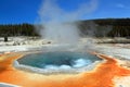 Boiling Water in Crested Pool, Upper Geyser Basin, Yellowstone National Park, Wyoming Royalty Free Stock Photo