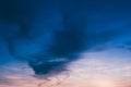 Deep Blue Clouds at Dusk