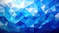 Deep Blue Geometric Low Poly Crystal Faceted Abstract Background Pattern image photo Royalty Free Stock Photo