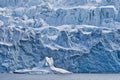 Deep Blue Glacier in Albert I Land Arctic Royalty Free Stock Photo