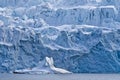 Deep Blue Glacier, Albert I Land, Norway Royalty Free Stock Photo