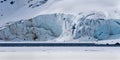 Deep Blue Glacier, Albert I Land, Norway Royalty Free Stock Photo